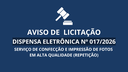 Aviso de Licitação