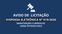 Aviso de Licitação