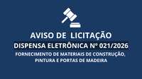 Aviso de Licitação