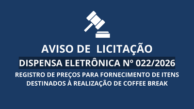 Aviso de Licitação
