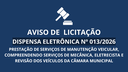 Aviso de Licitação