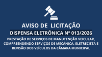 Aviso de Licitação