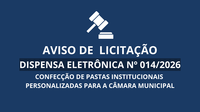 Aviso de Licitação