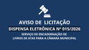 Aviso de Licitação