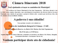 Câmara Itinerante 2018