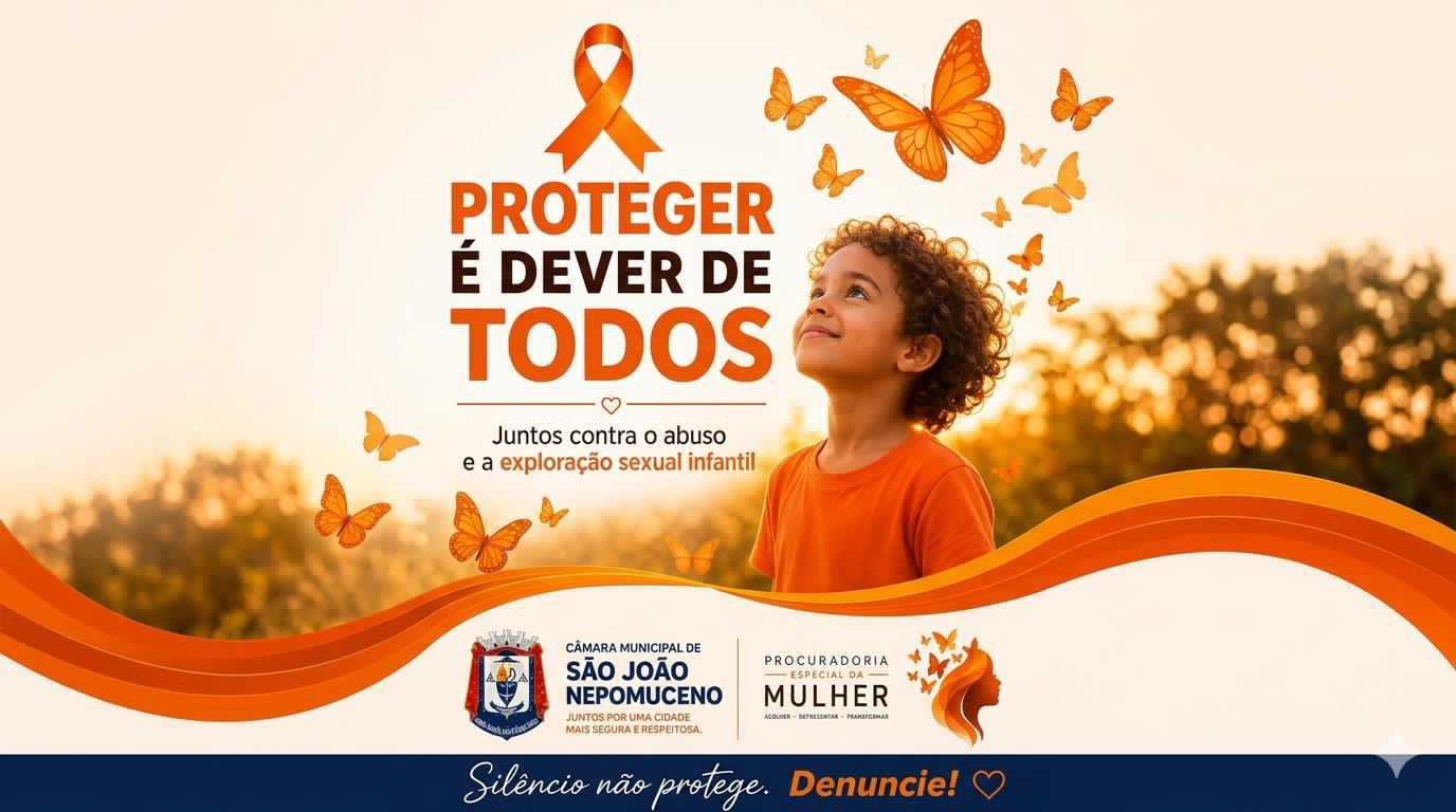 Plenário lotado e emoção marcam palestra do "Maio Laranja" na Câmara Municipal