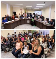 Posse dos Vereadores Mirins é motivo de orgulho e felicidade para pais, vereadores, direção e professores das escolas participantes