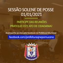 Transmissão ao vivo Sessão Solene de Posse